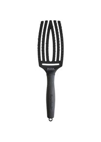 Olivia Garden Fingerbrush Double Bristles Black Detangler brushes Women
