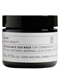 Evolve Organic Beauty Gezichtsmaskers True Balance SOS Mask Hydraterende maskers Dames 60 ml