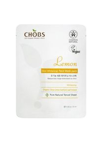 CHOBS Masks Face Mask Lemon Sheet maskers Dames 25 ml