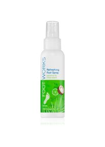 Avon Foot Works Coconut Oil spray deodorante per i piedi con effetto rinfrescante 100 ml