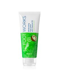 Avon Foot Works Coconut Oil latte idratante per le gambe 75 ml