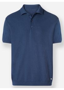 Marco Donati Heren Pullover met korte mouwen in jeansblauw ,maat 48, Witt, 50% Katoen, 50% Polyacryl