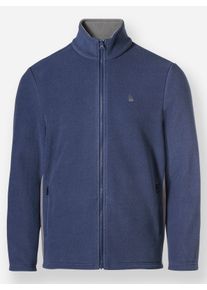 Catamaran Heren Fleecevest in jeansblauw/grijs ,maat 44/46, Witt, 100% Polyester