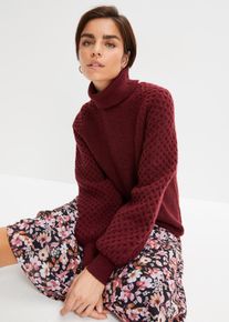 bonprix Femei Pulover tricotat grosier roşu 32/34