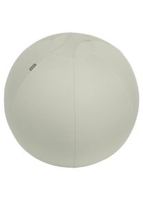 Leitz Ergo Active Sitzball mit Anti-Wegroll-Design, 65cm Grau Ball chair - Stoffbezug - Bis zu 150 kg