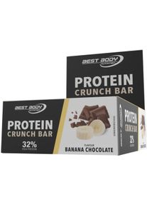 Best Body Nutrition Protein Crunch Bar, 12 x 35 g Riegel, Banana Chocolate