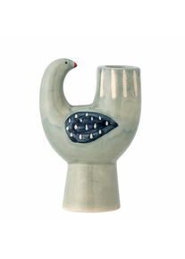 Bloomingville - Trudy Candlestick, Blue, Stoneware (82060864)