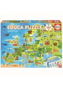 Educa - 150 pcs - Mapa Europe Puzzle (80-18607)