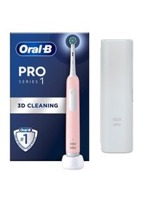 Oral-B - Pro1 Vaaleanpunainen Sähköhammasharja + TC