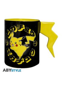 POKEMON - Mug 3D handle - Pikachu lightening bolt