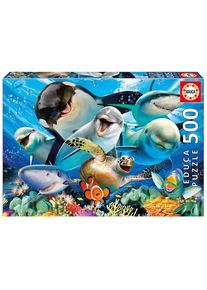 Educa - 500 Pcs - Underwater Selfies puzzle (17647)