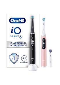 Oral-B - iO6 Duo Pack Musta Laava&Vaaleanpunainen Hiekka Sähköhammasharja