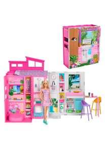 Barbie - Getaway Doll House&Doll (HRJ77)