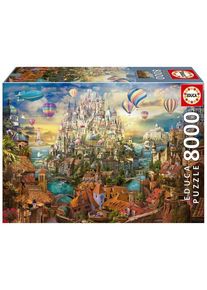 Educa - 8000 pcs - Dream Town Puzzle (80-19570)