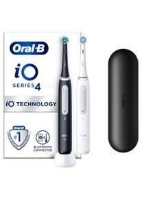 Oral-B - iO4 Duo Musta UCB&Valkoinen SC Sähköhammasharja