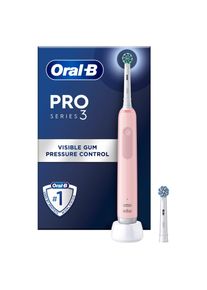 Oral-B - Pro3 Vaaleanpunainen Sähköhammasharja + Extra CA Harjaspää