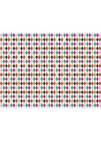 partydeco Papier cadeau losanges colorés 2m x 70cm