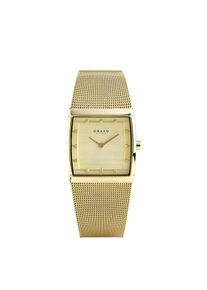 Montre carrée Obaku, Montre femme, couleur or