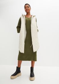 bonprix Mujer Vestido de punto verde 48/50