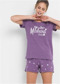 bonprix Mujer Pijama corto p&uacute;rpura 36/38