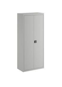 eurokraft basic Vleugeldeurkast, hoogte x breedte x diepte = 1850 x 800 x 420 mm, lichtgrijs, vanaf 3 stuks