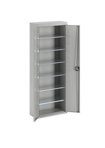 Mauser Magazijnkast, zonder magazijnbakken, h x b x d = 1740 x 680 x 280 mm, eenkleurig, lichtgrijs, vanaf 3 stuks