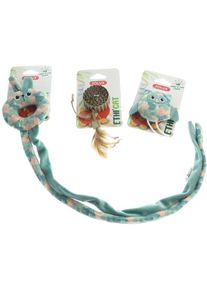 3 jouets, chouette, disque carton et jouet de porte tissu feuille , pour chat Animallparadise