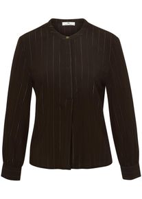Peter Hahn - Blouse met lange mouwen, zwart, Maat 36, viscose
