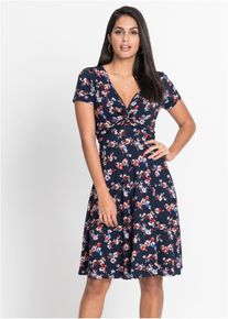 bonprix Femei Rochie din vîscoză durabilă albastru 52/54