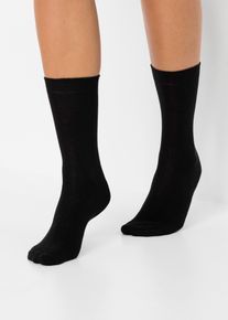 bonprix Női Zokni bio-pamuttal (20 pár) fekete 39-42