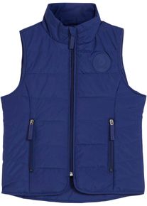 bonprix Lekka kamizelka dziewczęca pikowana niebieski 116/122
