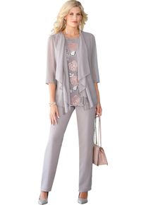 Damska Tričko 2v1, flitrová potlač sivá veľkosť 50