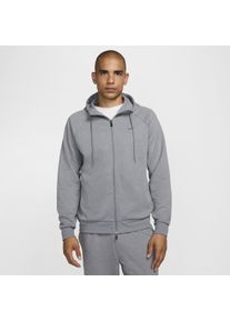 Sweat à capuche et zip haute performance Dri-FIT UV Nike Primary Fleece pour homme - Gris