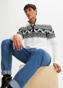 bonprix Jersey estilo troyer blanco 52/54 (L)