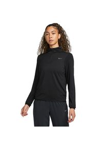 Nike Damen Dri-FIT Swift Element UV 1/2-Zip Running Top schwarz