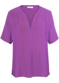 Peter Hahn - Blouse met korte mouwen, roze, Maat 36, synthetische vezel
