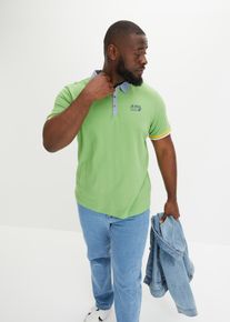 bonprix Camiseta de tipo polo verde 56/58 (XL)