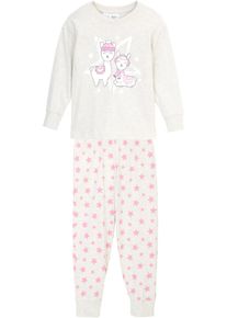Lapset Tyttöjen pyjama (2-os. setti), valkoinen, 128/134, bonprix