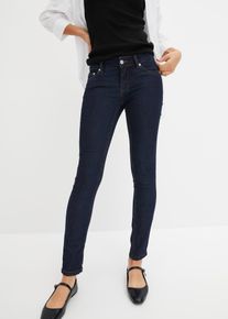 bonprix Femei Blugi Skinny Mid Waist, Stretch, albastru, 36
