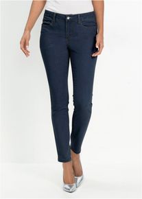 bonprix Női Skinny farmer, Mid Waist, szuper-sztreccs, k&eacute;k, 38