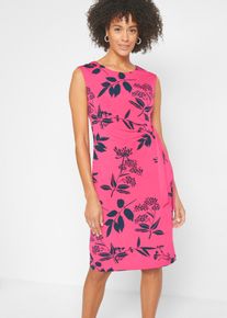 bonprix Femei Rochie cu model floral roz 40/42