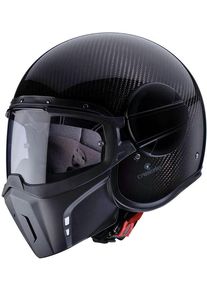 CABERG Ghost X Carbon, modulaire helm , kleur: zwart , maat: L