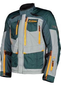 Klim Carlsbad, textile jacket Gore-Tex , color: Petrol/Grey/Orange , size: S
