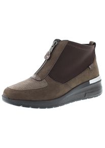 Reflexan Dames Laarsje in taupe ,maat 39, Witt, 60% Glad leer, 40% Textiel