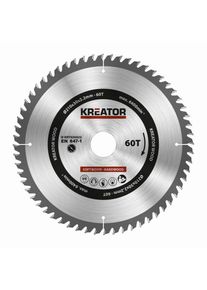 Kreator Fűrésztárcsa fa vágására 210 mm 60 T