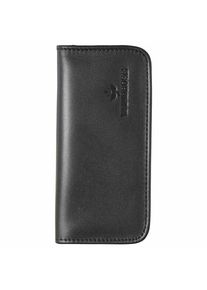 Windrose Nappa Manicure-Set 14 cm Leder schwarz