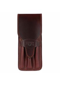 Mika Stiftetui Leder 6,5 cm braun