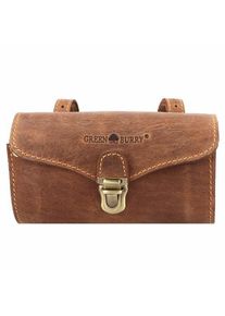 Green Burry Greenburry Vintage Original Fahrradtasche Leder 17 cm braun