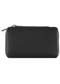 Windrose Beluga Manicure-Etui 13 cm Leder schwarz