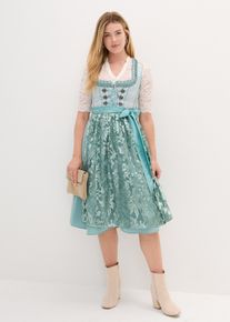 Dirndl-mekko essulla (2-os. setti), sininen, 50, bonprix